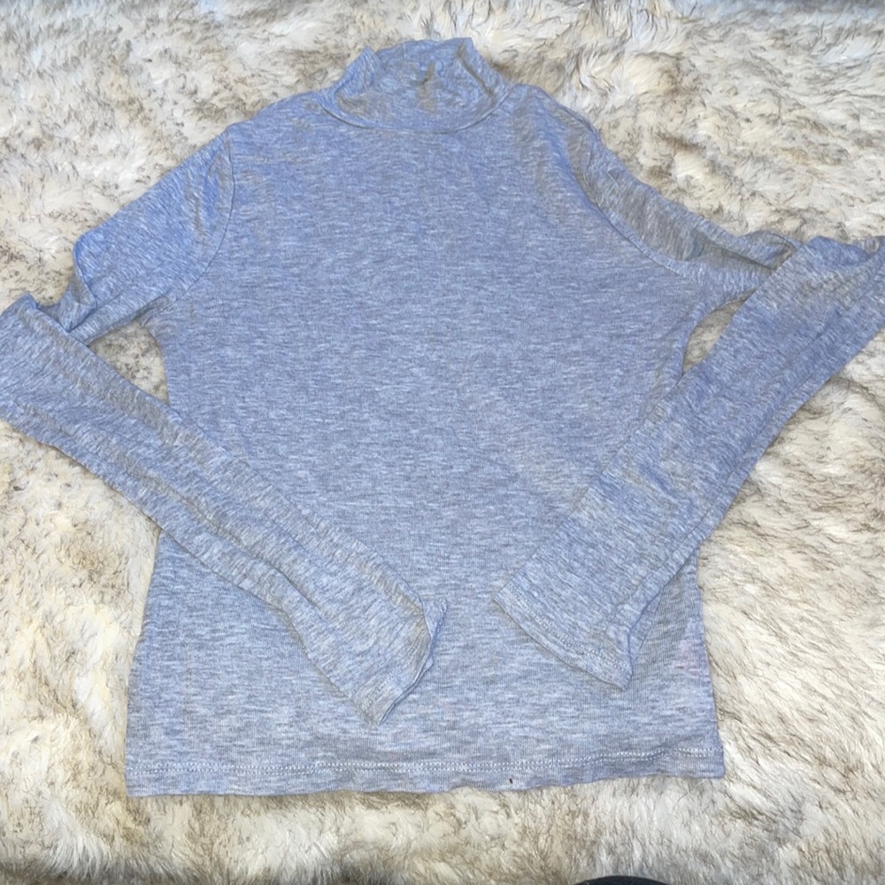 TopShop Mock Neck crop Sweater